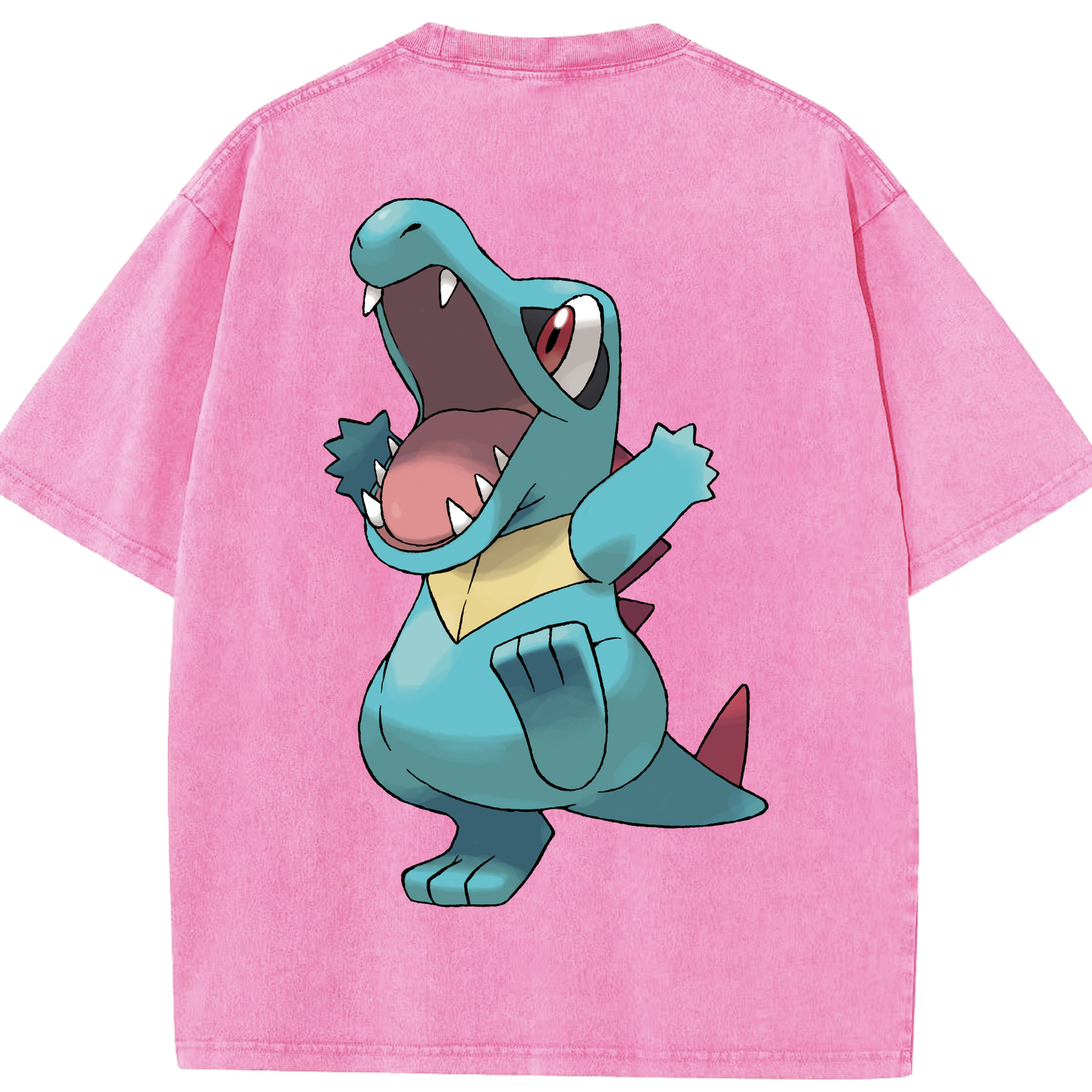 （画像用） ポケットモンスター Pokémon 綿100% ヴィンテージ風 半袖Tシャツ（背面プリント）